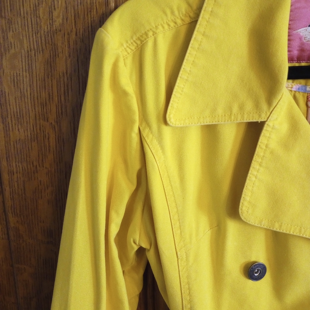 Fionucci Trench Coat, Size Large - Picture 9 of 10
